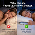 Bluetooth Pillow Speaker for Sleeping