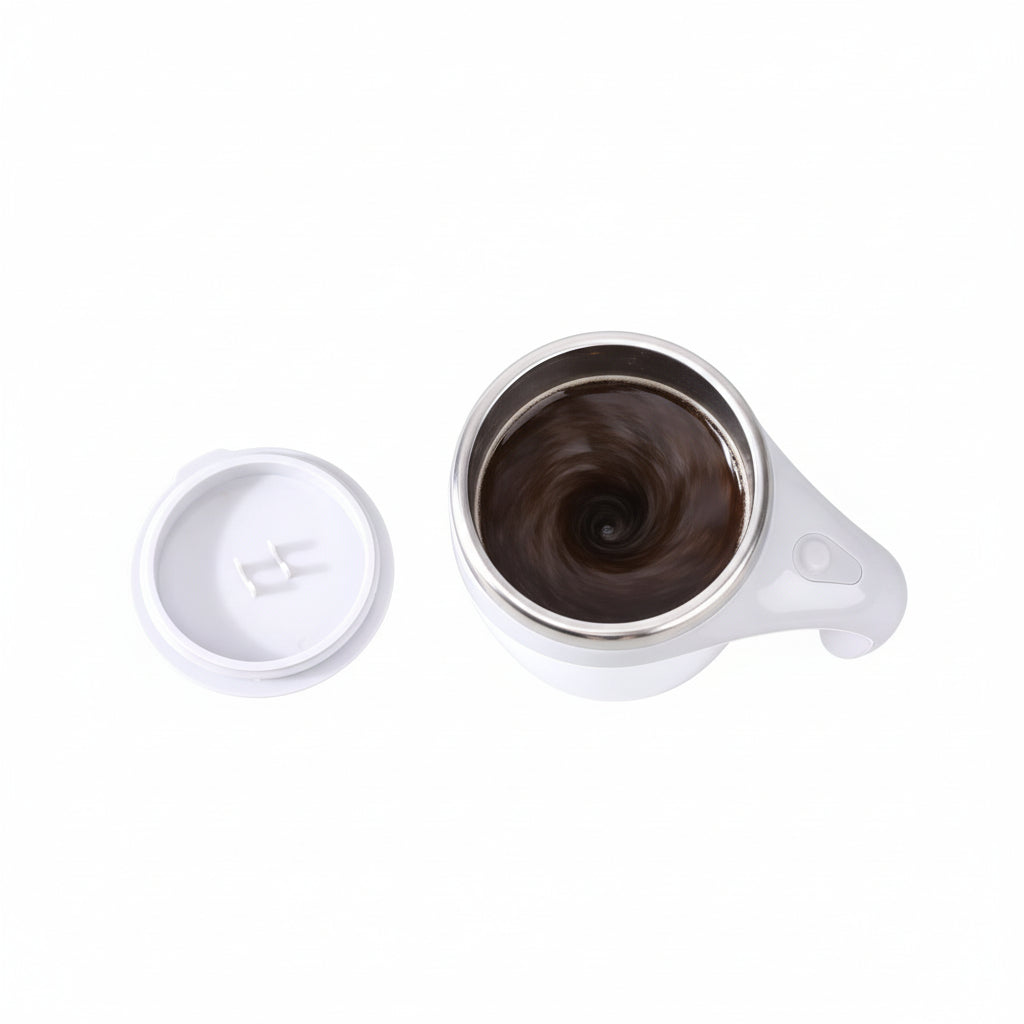 380mL Self Stirring Mug with Lid