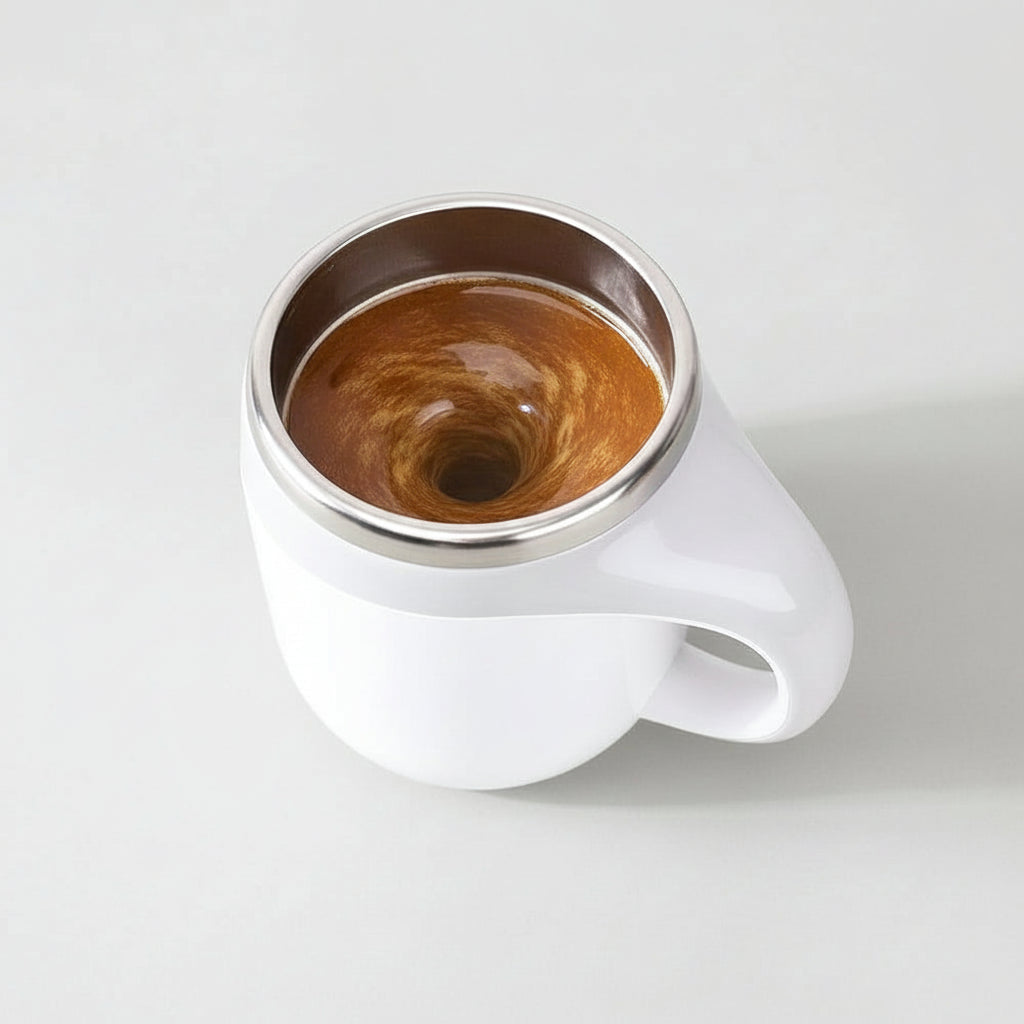 380mL Self Stirring Mug with Lid